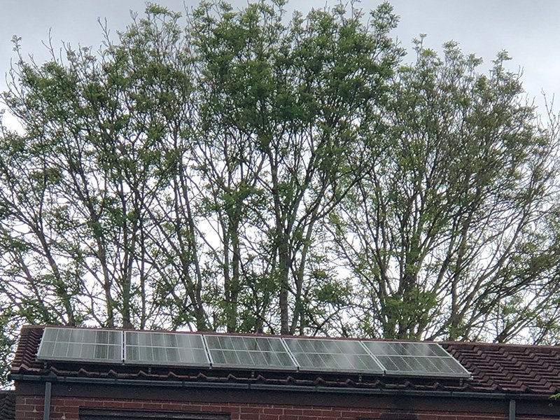 Solar Panels on House